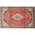 thumbnail image 1 of Ahgly Company Machine Washable Indoor Rectangle Traditional Fire Brick Red Area Rugs, 2' x 4', 1 of 7