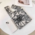 thumbnail image 3 of Bolso vagabundo de moda para mujer, patrón de flores de árbol, embrague femenino para regalo (negro) Sywqhk Para Estrenar, 3 of 8