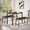 Rustic Brown 2, variant on Syngar Dining Room Table Set for 4 Person, 3 Piece Kitchen Table Set with 2 Upholstered Benches, Home Wooden Table and Bench Set, Modern Breakfast Table Set for Small Spaces, Rustic Brown