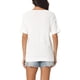 thumbnail image 3 of Camisetas de manga corta casuales para mujeres INSPIRE CHIC, blusas básicas de punto de verano sueltas de color sólido, L blanca, 3 of 6