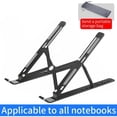 thumbnail image 1 of Portable Laptop Stand Aluminum Notebook Support Computer Bracket Macbook Air Pro Holder Accessories Foldable Lap Top Base For Pc, 1 of 7