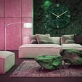 thumbnail image 4 of EeaseMX Reloj de pared con números arábigos, de mármol, acrílico, UV, sin batería, para el hogar y la sala de estar., 4 of 7