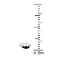 thumbnail image 2 of AoneJewelry 1.00 Carat Black Diamond Three Stone Two Tone Engagement Ring In 10K Solid White & Rose Gold, 2 of 5