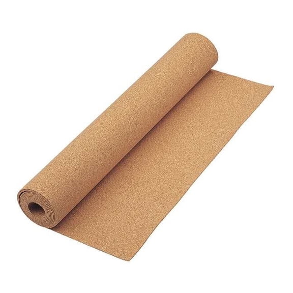 Quartet Cork Roll, Natural Cork, 24" x 48", 1/16" Thick, Brown (103)