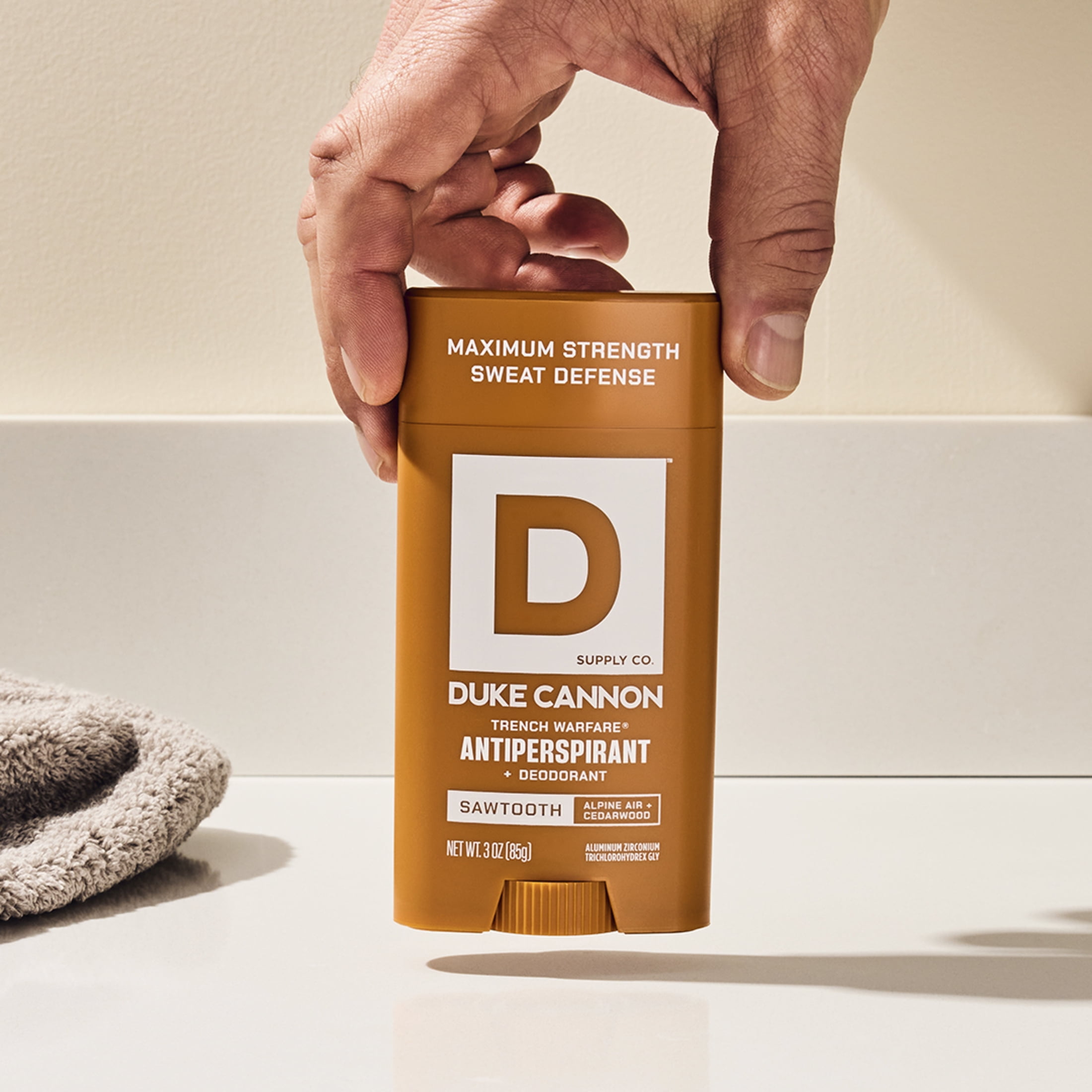 Duke Cannon Trench Warfare® Antiperspirant Deodorant Stick, Sawtooth, 3 oz