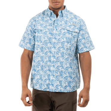 Realtree Men's Tribal Lagoon Small Short Sleeve Guide Shirt