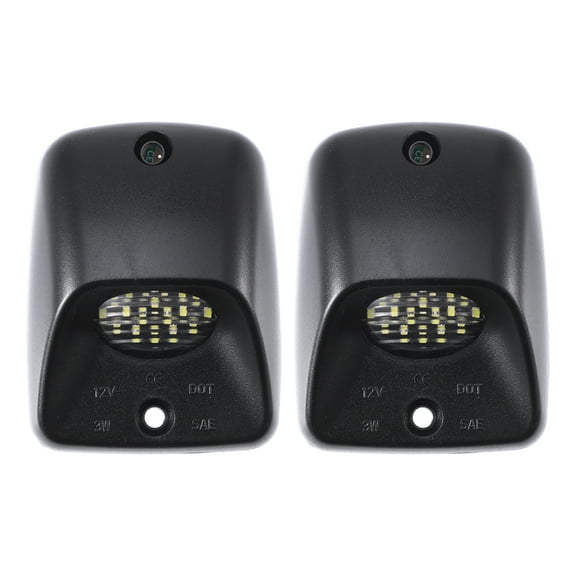 1 Pair Car 6000K White LED License Plate Light Assembly 00228-34938 2835SMD for Toyota Tacoma 1995-2004