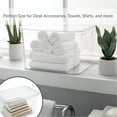 thumbnail image 5 of Simplify Lidded Polyethylene Storage Basket Bin, Clear, 5 of 9