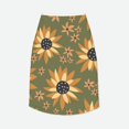 thumbnail image 5 of LNWH Flower Art Sunflower Texture Pattern Dog Clothes, Breathable Warm Cotton Pet Clothes 3X-Large, 5 of 8