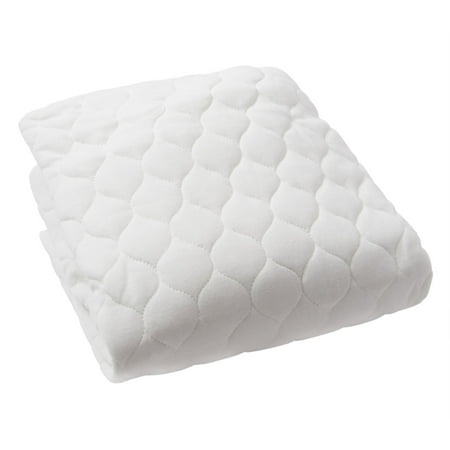 Organic Cotton Waterproof Crib Mattress Pad White /