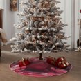 thumbnail image 4 of Bingfone Christmas Tree Skirt Mat Christmas Decoration Interior 48" -Surreal Pink Headphones, 4 of 6