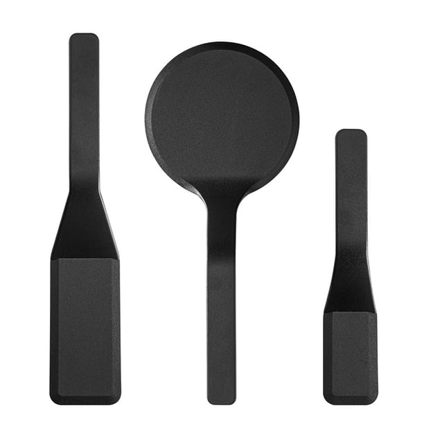 Espátula de nailon para cocinar, 3 unidades, antiadherente, para muffins y galletas.