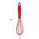thumbnail image 4 of Batidores con revestimiento antirrayas - Batidores de cocina resistentes al calor para cocinar utensilios de cocina antiadherentes, batidor de huevos con globo perfecto para mezclar, batir, batir, juego de 2 piezas Rojo Verde, 4 of 4