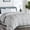 Light Grey-California King, variant on Twin/twin Xl Size Comforter  All-season Quilted Down Alternative Duvet Insert Luxury Hotel Gentlesoft With Anti-clump Tech & 8 Tabs - Reversible Light Grey 64x88 Inches