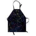 thumbnail image 1 of Constellation Apron Colorful Astronomic Illustration Science Ursa Major Minor Polaris Celestial, Unisex Kitchen Bib Apron with Adjustable Neck for Cooking Baking Gardening, Multicolor, by Ambesonne, 1 of 3