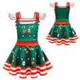 HNMKIU Dresses for Girl 2024 Party Children Dress Girls Christmas Fly