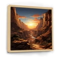 thumbnail image 2 of Designart "Landscape of the Desert Canyon III" Food & Beverage Framed Wall Art - Brown Fruits Entryway Framed Wall Art, 2 of 6