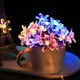 thumbnail image 2 of Guirnalda de luces solares, guirnalda de luces LED solares, decoración de jardín impermeable para exteriores, linternas de pesca, luces decorativas navideñas con flores - Luz colorida, 2 of 4