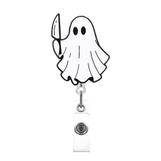 Funny And Cute Badge Reel With Clip Closure For Doctors Teachers Students Workers Etc Cartoon Pattern Badge Workplace Induction Graduation