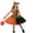 #10 Black, variant on Kogui Three-Piece Kids Pumpkin Print Sundress Halloween Cosplay & Show Performance Costume (Black, 5-6 Years)