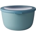 thumbnail image 2 of Rosti Mepal Cirqula Multi Food Storage and Serving Bowl with Lid, Tall 2.1 Quart, Nordic Green, 2 of 15