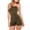 Green, variant on Womens Strapless Tube Jumpsuit Solid Color Sleeveless Bodycon Short Romper Catsuit