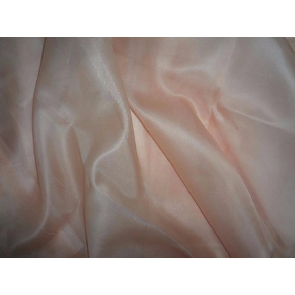 peachy pink silk organza fabric 44quot; wide MIX27