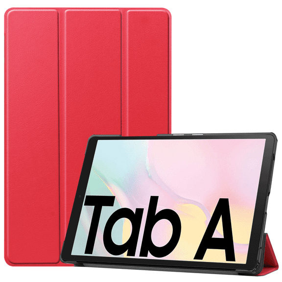 For Samsung Tab A7 Case 10.5" (SM-T500 T505), Protective Stand Case Hard Shell Case for 10.5" Samsung Tab A7 Tablet 2020 Red