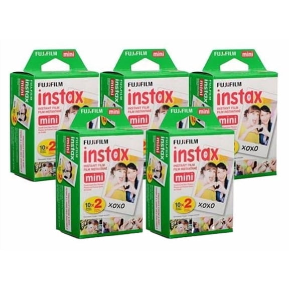 Fujifilm instax Mini Instant Film (5 Pack- 100 Exposures)