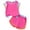 Gset182-Hot Pink, variant on Newborn Baby Girls Summer Clothes Infant Girls Sleeveless Shorts Set 6M 1T 2T 3T School Wear Baby Girls Cute Outfits,Sizes 3-4 Years