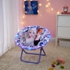 Disney Frozen 19 in Toddler, Polyester Plush Saucer Chair with LED Lights, Folding Chair, Purple