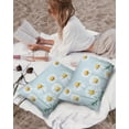 thumbnail image 3 of Outdoor Throw Pillow Cover Farm Light Blue Daisy Flowers Waterproof Cushion Covers 2 Pack Floral Bouquet Pillow Cases Home Decoration for Patio Garden Couch Sofa, 3 of 6