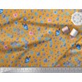 thumbnail image 3 of Soimoi Cotton Duck Fabric Butterfly & Flower Decor Fabric Printed Yard 56 Inch Wide, 3 of 3