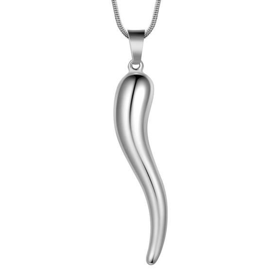 Jewmon Lucky Italian Horn Necklace for Men Women Cornicello Talisman Pendant Protective Amulet Jewelry Gifts for Son
