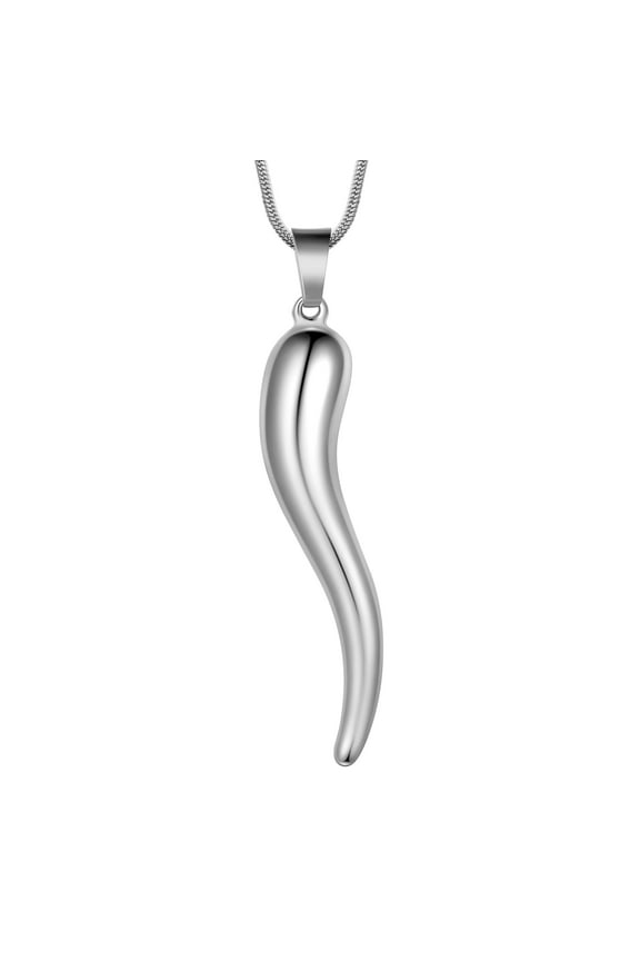 Lucky Italian Horn Necklace for Men Women Cornicello Talisman Pendant Protective Amulet Jewelry Gifts for Son