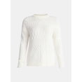thumbnail image 6 of Time and Tru Women’s and Women’s Plus Mixed Stitch Sweater, Midweight, Sizes XS-4X, 6 of 6