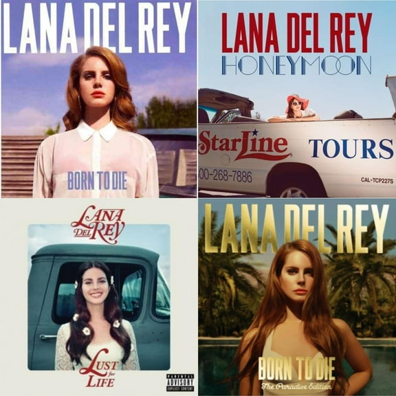 Born To Die & Honeymoon & Lust For Life & Born To Die (Paradise Edition) [CD Bundle]