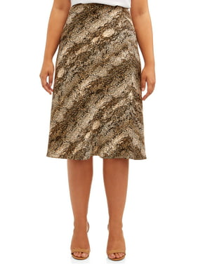 282px x 376px - Women's Plus-Size Skirts - Walmart.com - Walmart.com