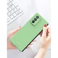 thumbnail image 3 of Galaxy Z Fold 2 Case,Anti-Slip Shock-Proof Anti-Fingersprints Protective Cover Case Designed for Samsung Galaxy Z Fold 2 2020,Green, 3 of 12