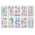 thumbnail image 1 of Unique Bargains 10 Pcs Luminous Fake Tattoos Animal Pattern Temporary Tatto Fluorescent Yellow, 1 of 5