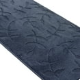 thumbnail image 2 of Custom Size Anti-Slip Washable Soft Pile Leaves Navy Carpet Runner Rugs ( 35' x 26"), 2 of 5