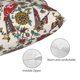 thumbnail image 3 of Fotbe Dark Enchanted Flowers And Birds Funda de Almohada Decorativa Estilo Occidental, Lujo en Algodón, Fundas para Almohadas King, Cojín Estampado para Decoración del Hogar-16"x24", 3 of 6
