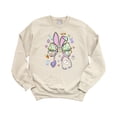 thumbnail image 7 of Easter Nurse Sweatshirt for Women - Cute Bunny Bow Stethoscope Graphic Tee Sand Sweatshirt Adult Medium, 7 of 7