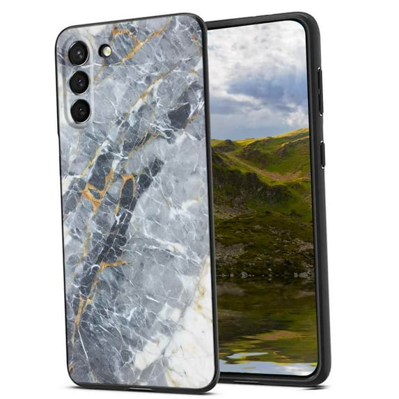 Compatible with Samsung Galaxy S23+ Plus Phone Case, Marble-16-Inch-133 Case Men Women, Flexible Silicone Shockproof Case for Samsung Galaxy S23+ Plus