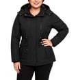 thumbnail image 2 of wantdo Women's Plus Size Winter Coat Warm Coat Recycled Puffer Parka Jacket Black 5X, 2 of 9