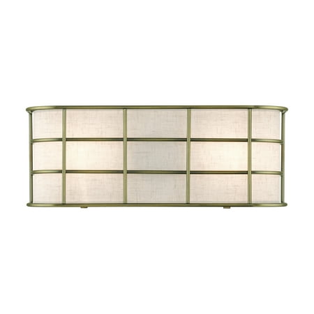

Livex Lighting 55110 Blanchard 2 Light 5 Tall Wall Sconce - Brass