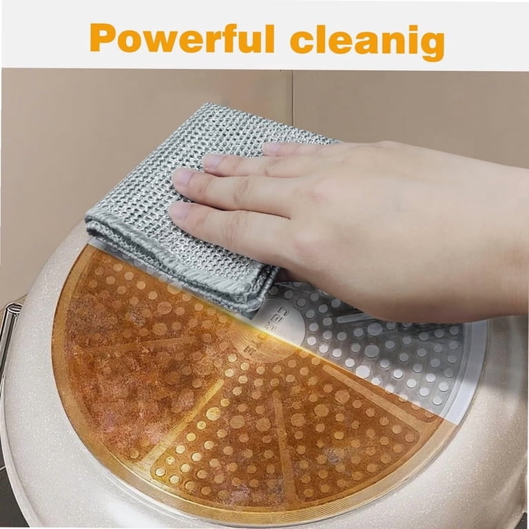 10pcs Non-Scratch Wire Dishcloth, Multipurpose Wire Dishwashing Rags For Wet And Dry, Easy Rinsing, Soft Wire Cleaning Cloth Wire Dish Towels, Scrubs & Cleans For Metal, Kitchen, Dishes (silver-10 10pcs Non-Scratch Wire Dishcloth, Multipurpose Wire Dishwashing Rags For Wet And Dry, Easy Rinsing, Soft Wire Cleaning Cloth Wire Dish Towels, Scrubs & Cleans For Metal, Kitchen, Dishes (silver-10