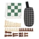 thumbnail image 2 of Juego De Ajedrez Portátil, Tablero De Cuero De PU, Juego De Mesa De Ajedrez Enrollable Estándar Con Bolsa De Almacenamiento Para Adultos, 2 of 7