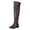 Brown, variant on Rokment Slouchy Thigh High Boots for Women Fall Winter Fashion Leather Platform Chunky Low Heel Wide Calf over The Knee Long Tall Dress Boots Black Size 6