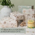 thumbnail image 3 of Beautiful Gift Wrapping Paper Rolls for Baby Shower - Cute Set of 3 Quality Rolls For Birthdays & Baby Showers - Add a Touch of Magic to Every Gift You Wrap - 17 x 120 in, 3 of 4